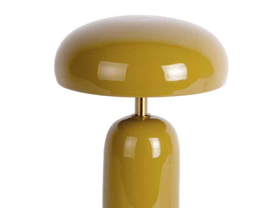 Bordslampa Catania Mushroom olivgrön