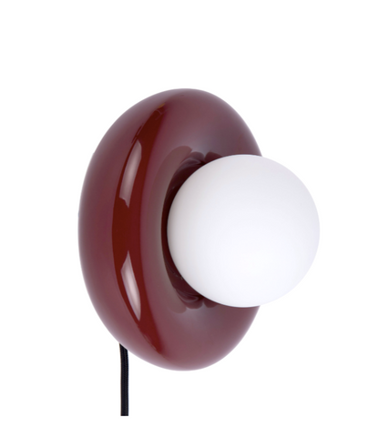 Vägglampa Cadiz burgundy