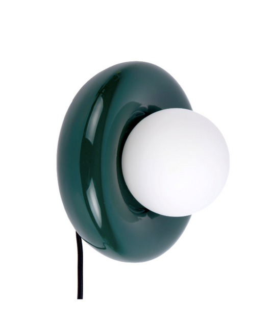 Vägglampa Cadiz grön