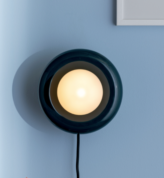 Vägglampa Cadiz blå